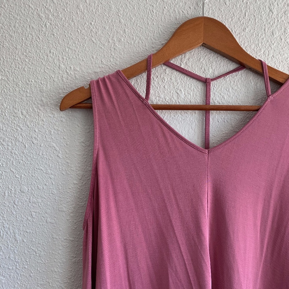 Dusty Rose Swing Dress